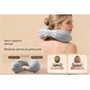 Inflatable Travel Pillow Eye Mask Earplugs 3-Piece Set, Medium Size