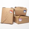 quiodok 7 Rolls Round Dots Food Labels, Days of The