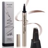 Microblading Brow-Fection Eyebrow Pen – Waterproof Smudge-Proof Liquid Eyebrow Tattoo