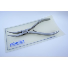 Stainless Steel Curved Needle Nose Pliers 145 mm, Long Jaws with No, 4413 FP 00RF