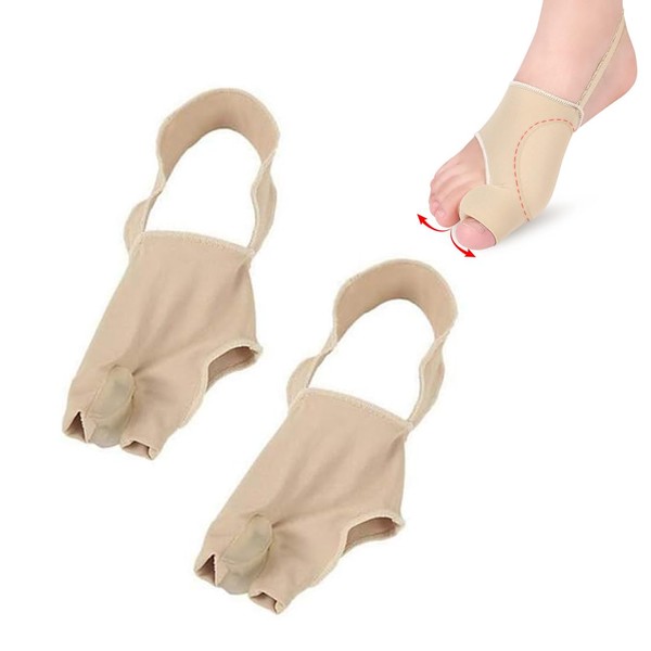 TISCH 2 Stück Hallux Valgus Korrektur Bandage Mit Fersenband -