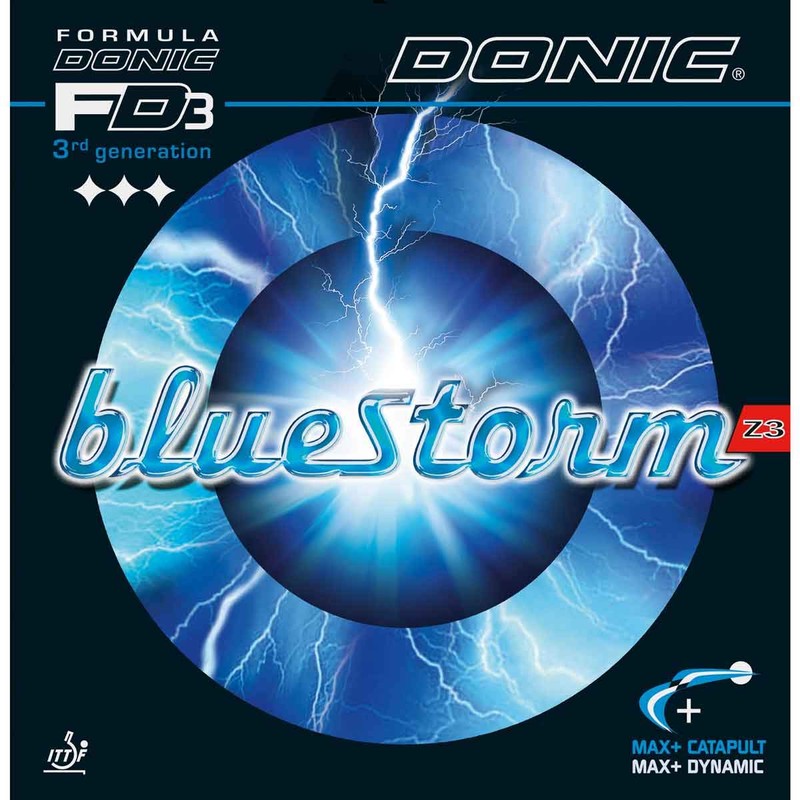 Donic Belag Bluestorm Z3, options 2,1 mm, black