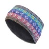Pachamama Women Wool Ear Warmer Headband Fleece Lined Handknitted Pastel