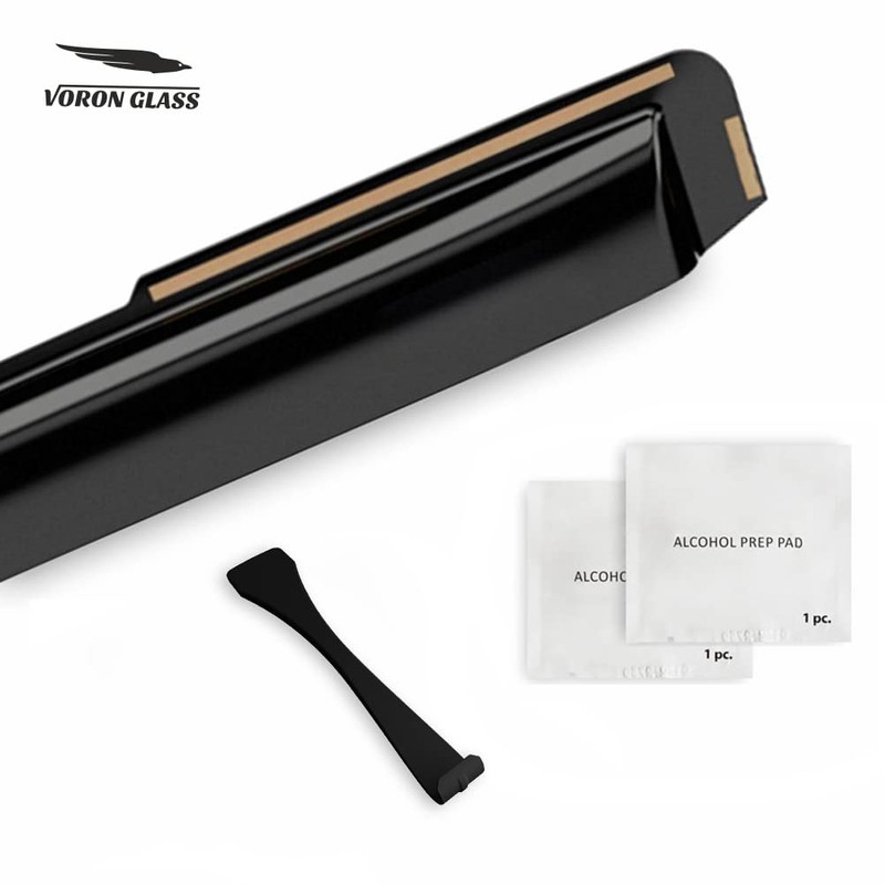 Voron Glass in-Channel Extra Durable Rain Guards for Toyota Corolla