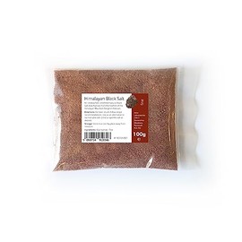 Intralabs - Black Himalayan Salt 100g - Pure & Naturally Organic Food Grade Kala Namak Fine
