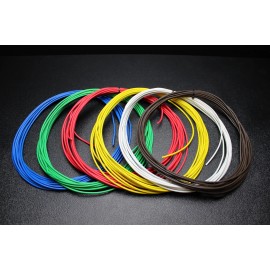 Audiopipe 16 GAUGE 6 WAY TRAILER WIRE KIT 100 FT EA LIGHT BRAKE POWER GROUND BATTERY AWG