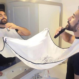 Hyeopryeokeopche 1 x 5pcs Bangs Cutting Cape Shaving Self-Haircut Apron Beard Gown Shaving Cutting Cloth z3332