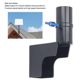 Mounting Kit, Adjustable Aluminum Alloy Short Wall Eave Gable Antenna Mast Mount, with Accessories, for Home Commercial