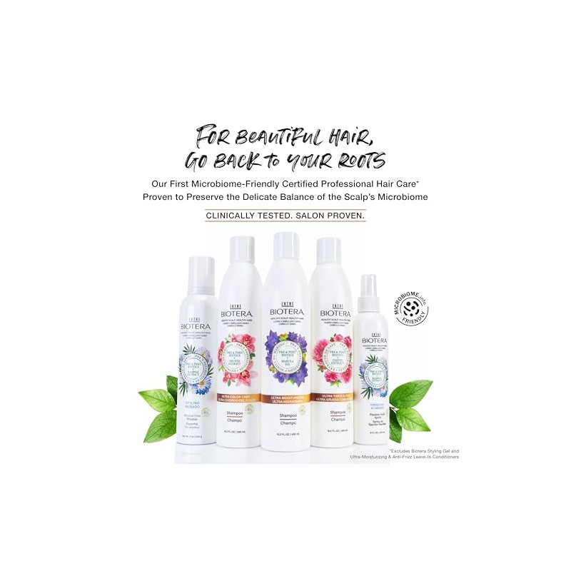 Biotera Ultra Thick & Full Volumizing Shampoo for Fine, Limp