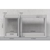 POUGNY 2PC Under Sink Organizer Rack 2 Tier Under Sliding