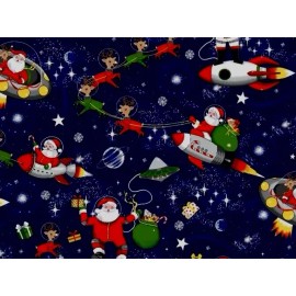 Freckle + Lollie - Santa   World Quilting And Crafting Fabric