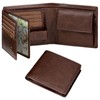 GSG SINCE 1998 Mens Leather Wallet with Coin Pocket, RFID