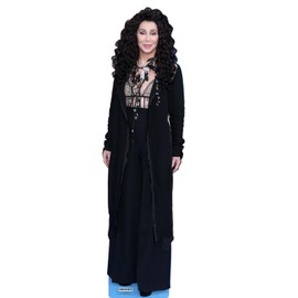SC2574 Cher in Black Cardboard Cutout Standee Standup