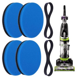 KEEPOW Vacuum Filters Replacement Parts Compatible with Bissell Cleanview Pet Vacuum 2252 2254 3836, Compare to Parts # 12141 & 1601972 (4+2)