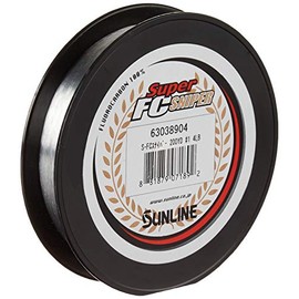 Sunline Super FC Sniper Fluorocarbon Fishing Line (Natural Clear, 20-Pounds/200-Yards)