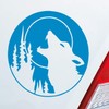 Car Sticker Wolf Heulen Tuning Animal Werfolf Sticker Dog, light