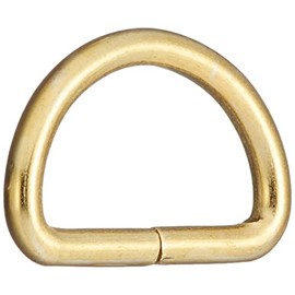 Kyoshin L 1171001-02 71001-02 Metal Fittings, D-ring 0.5 inches (12 mm), 4 Pieces, Gold