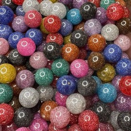 100ct Wholesale Bead Bags for Pen:_16mm 360 Glitter