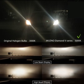 881 Halogen Headlight Bulb/Fog Light 12V 35W White 5000K Light Headlamp Super Bright