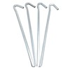 ToCi 24 x Tent Pegs, Galvanised Steel, 25 cm Long,