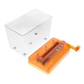 Operitacx Manual Shredder Desktop Shredder Home Office File Shredder Photo Shredder Paper Cutting Tool Mini Paper Cutter Orange Abs