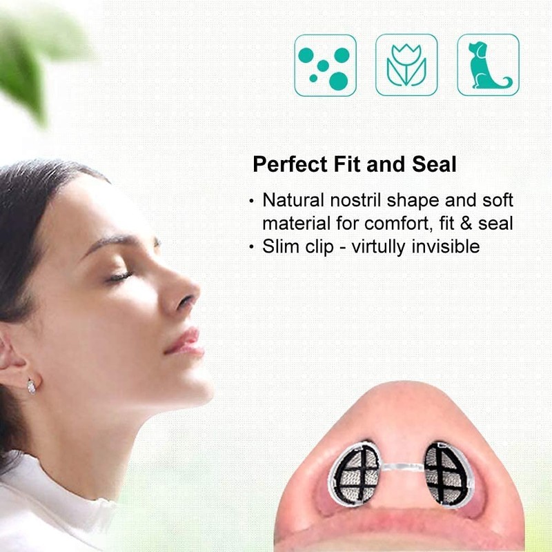 WoodyKnows Ultra-Breathable Nasal Filters (Round, XL, 6 Pack)