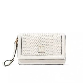 Victoria's Secret The Victoria Tech Wristlet Wallet White NWT
