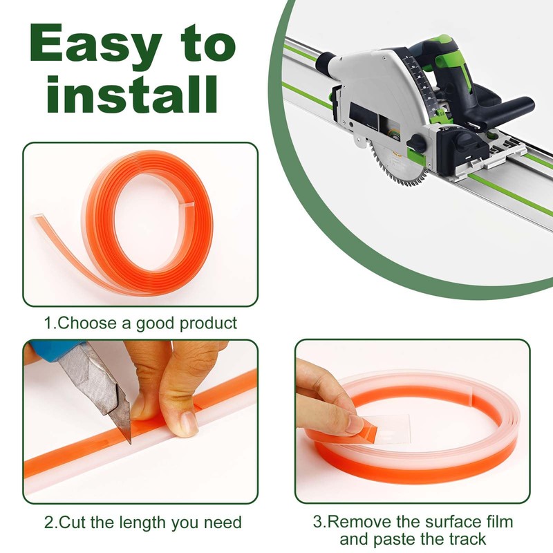 495209 track saw guide rail splinter guard fit for festool