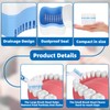 Denture Cleaner Box and Brush Set - 2 Pack Denture