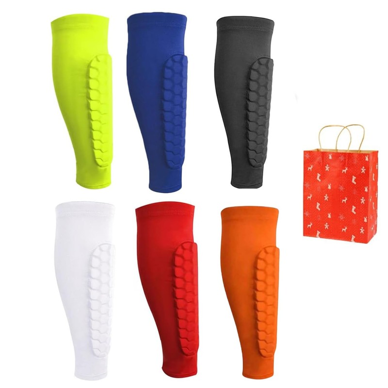 Shin Defender Shin Guards (Orange, S(Age 11-13))