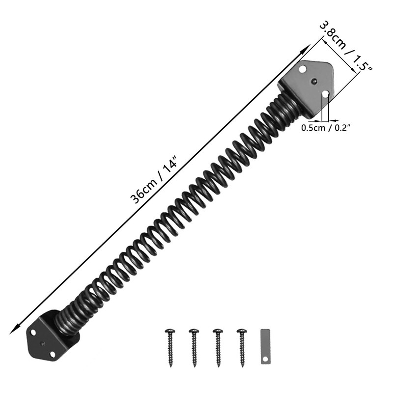 Pair of Heavy Duty Gate Spring Self Door Closing, Spring