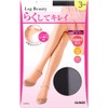Gunze SP910 Women's Stocking, Leg Beauty, 3 Pairs, black (black