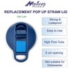 NAVIVVA SPLENDID Replacement Straw Lid, Easy Fit, Durable and Strong