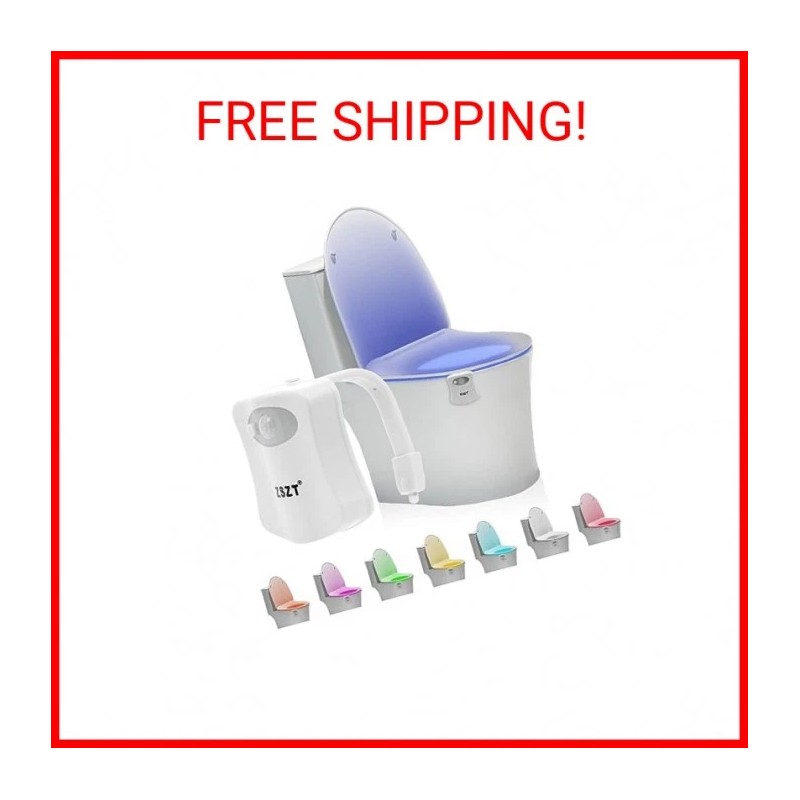 ‎ZSZT Toilet Night Light Motion Sensor Activated by ZSZT, 8