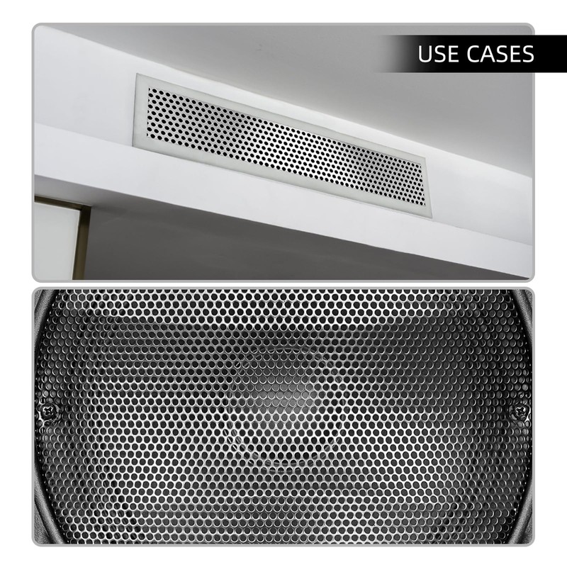 2PCS Perforated Metal Sheet 7.8x3.9inch，Expanded & Perforated Sheets with 0.2"