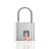 Zinc Alloy Smart Fingerprint Lock, Metal USB Charging Fingerprint Padlock