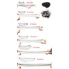 100 pcs Invisible Elastic Hair Nets for Long Hair, 42"