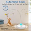 Oxawo Interactive Cat Toys Indoor Cats Toy Automatic Moving Feather
