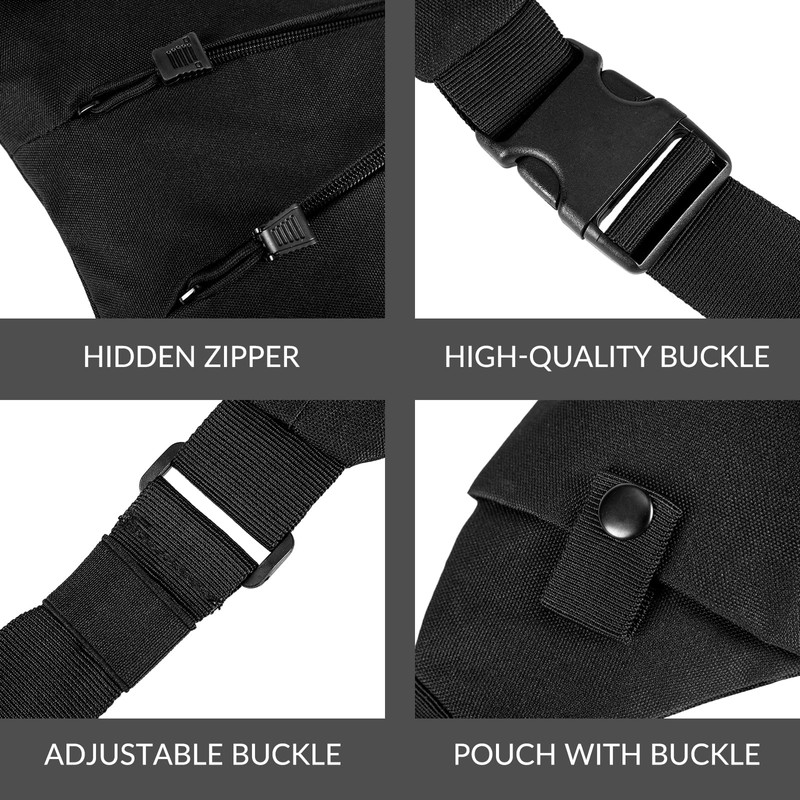 SHOATTAKEEN Tactical Concealed Carry Bag for Men, Anti-Thief Bags, CCW