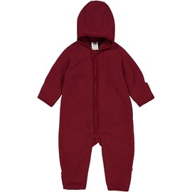Müsli by Green Cotton Baby Girls' Fleece Suit, Cabernet
