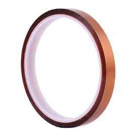 Resistente Al Calor a Altas Temperaturas, Cinta Termica Kapton Tape Cinta Adhesiva de Película de Poliimida 10 Mm × 30 M