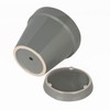Dulton Botany Pot 4 Beige Embossed Logo and Earth Color