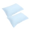 Hohopeti 2pcs Pillowcase Soft Travel Pillow Cover for Envelope Closure