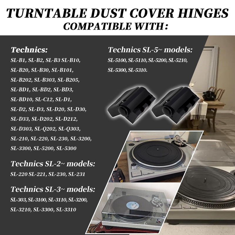 XYgdhqpt SFATB33N01A For Technics Turntable Parts - Turntable Hinge/Dust Cover