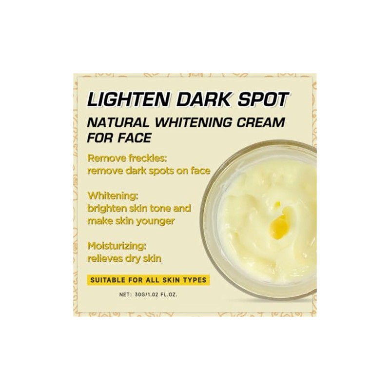 3PCS Turmeric Firming Moisturizer Cream -Hydrating Tightening, Soothes Smoothes Skin