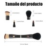 Cepillo De Maquillaje De Doble Cara 4 En 1 Cepillo