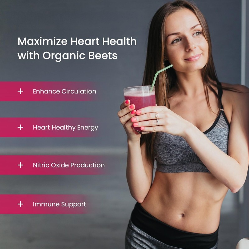 Beetroot Capsules – 180 Count - 1,400mg Organic Beet Root