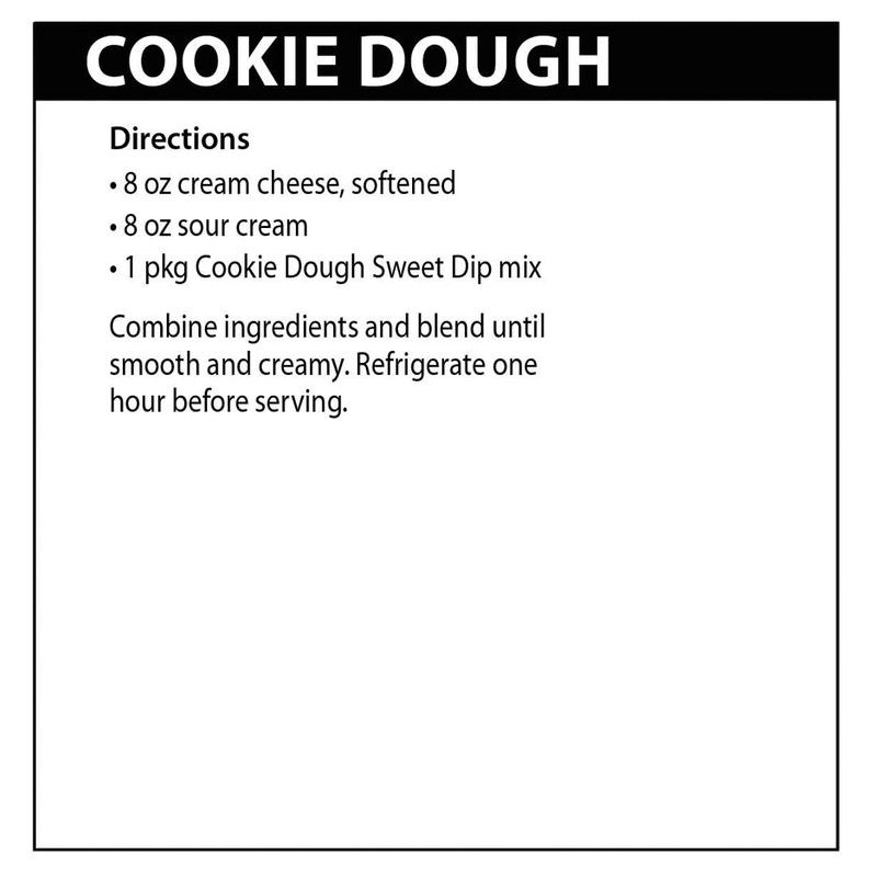 Rada Cookie Dough Sweet Dip Mix, Made in USA