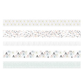 Japanese Style Pattern Washi Tape 5 Rolls Creativity Masking Tape Set Women Style Washi Tape Packaging, DIY Crafts (Mine Mist)