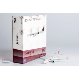NGM88018 1:400 NG Model Qatar Airways B737 Max8 Reg #A7-BSH